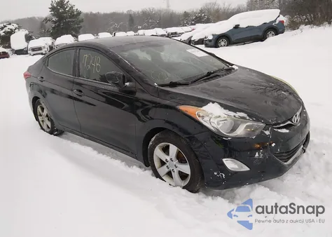 2013 Hyundai Elantra Gls z USA, uszkodzony, nr VIN 5NPDH4AE9DH274172